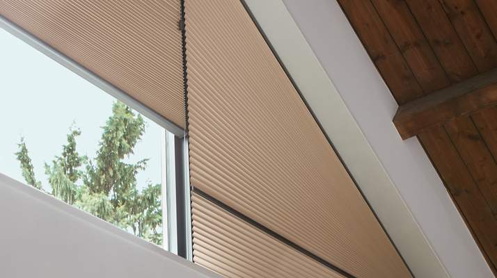 Luxaflex® Duette® blinds for Shaped Windows