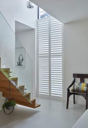 Made to measure hallway shutters