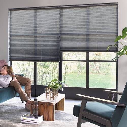 Plisse Shades with PowerView® Automation